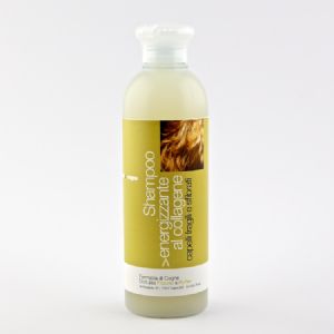 shampoo energizzante al collagene per capelli fragili e sfibrati