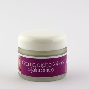 crema viso antirughe 24 ore all'acido jaluronico